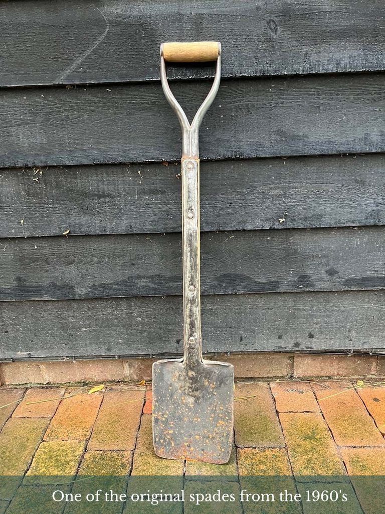 spade used for lifting trees