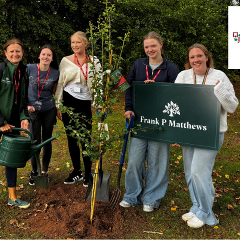 We were delighted to donate a tree to Tenbury High Ormiston